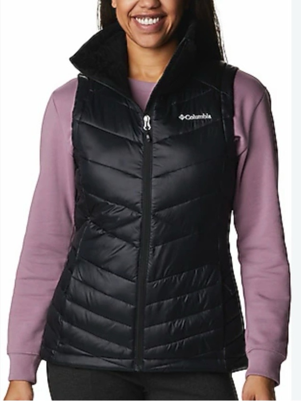 💙NWT💙 COLUMBIA Joy Peak II Vest Black Gold